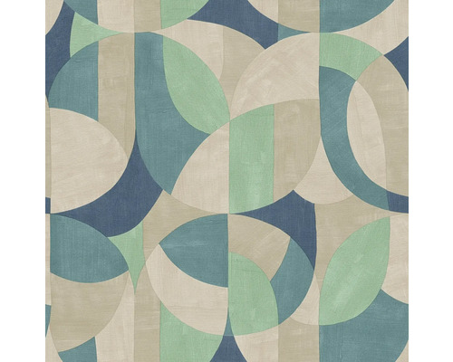 Papier peint avec motif de cercles abstraits