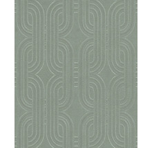 Vliestapete 39937-5 French Affair grafisches Retromuster grün