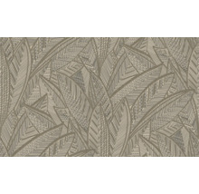 Vliestapete 39933-2 French Affair Palmenblätter beige glänzend