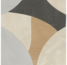 Papier peint avec formes géométriques et texture