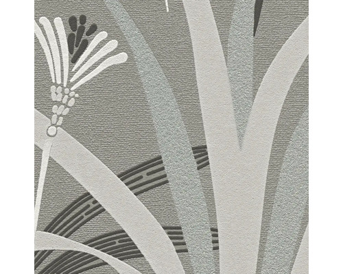 Nahaufnahme einer Tapete mit abstraktem floralem Muster