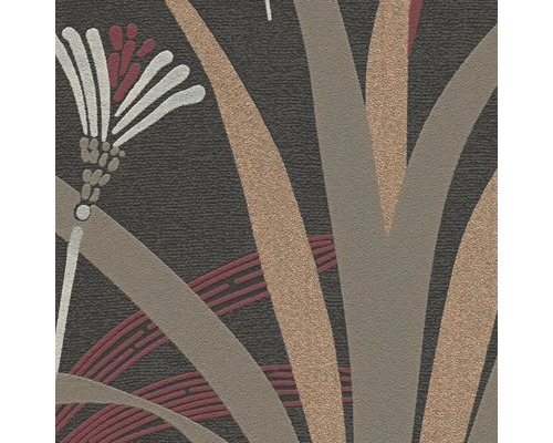 Nahaufnahme einer Tapete mit floralem Muster