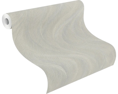 Rouleau de papier peint intissé avec motif ondulé