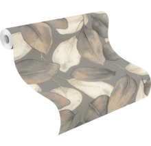 Rouleau de papier peint à motif de feuilles