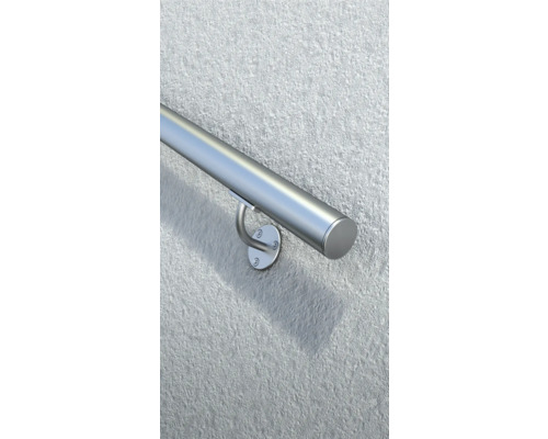 Main courante métallique murale