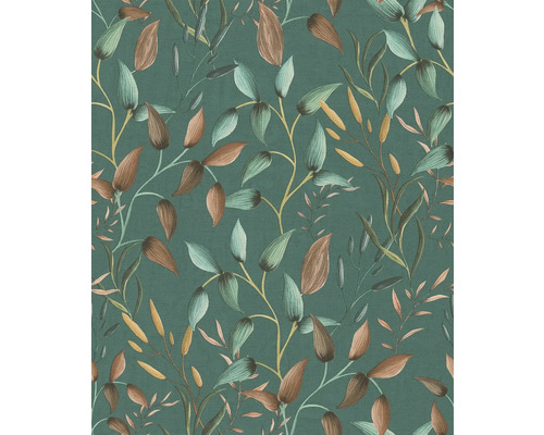 Papier peint avec feuilles et branches