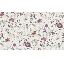 Papier peint à motif floral