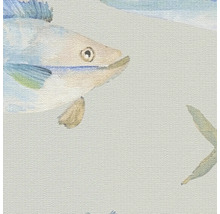 Tapete mit Fisch- und Seesternmuster