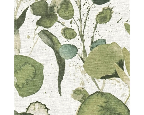 Detailansicht eines Blättermusters auf einem Untergrund