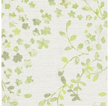 Papier peint avec motif floral et feuilles
