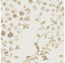 Papier peint avec motif floral et feuillu