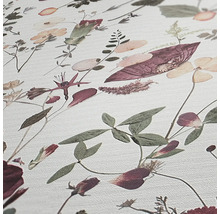 Gros plan d''un papier peint à motif floral