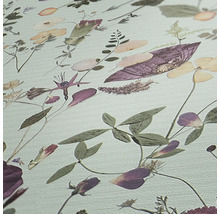 Gros plan d''un papier peint à motif floral