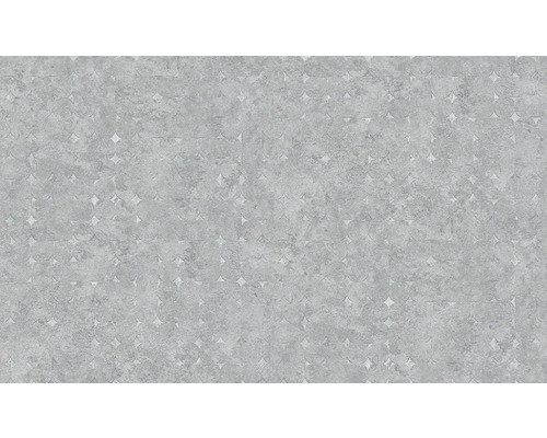 Papier peint gris avec motifs de cercles et de losanges