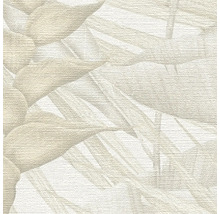 Vliestapete 39647-4 Stories of Life Dschungelblätter beige