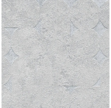 Vliestapete 39656-6 Stories of Life Uni hellgrau silber