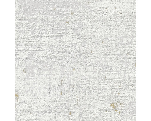 Papier peint structuré blanc avec motif léger