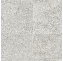 Papier peint intissé 39671-3 Stories of Life 3D aspect dalles gris argent