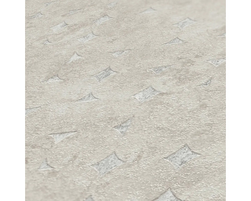 Nahaufnahme einer strukturierten Tapete mit geometrischen Mustern