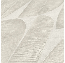 Vliestapete 39658-1 Stories of Life Blätter geometrisch beige grau