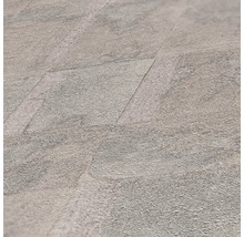 Papier peint intissé 39671-2 Stories of Life 3D aspect dalles beige argent