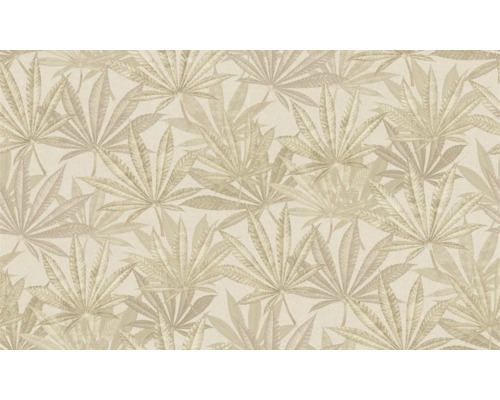 Papier peint à motif de feuilles