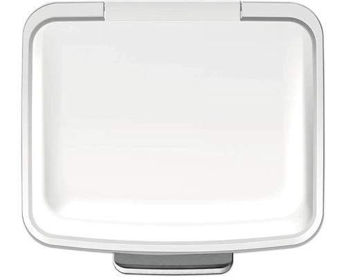 Abattant de WC blanc en plastique