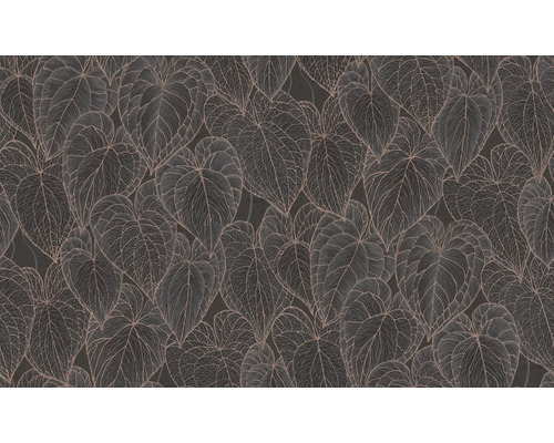 Papier peint à motif de feuilles