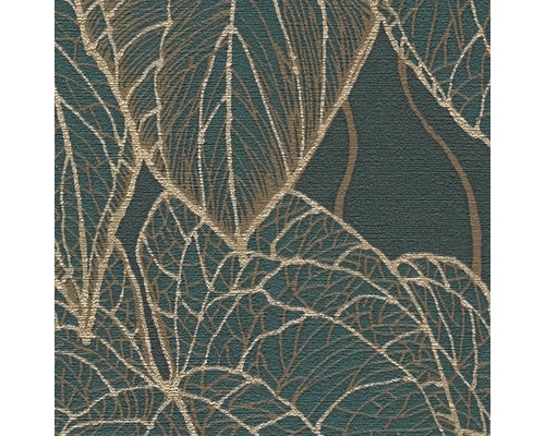Papier peint avec motif de feuilles