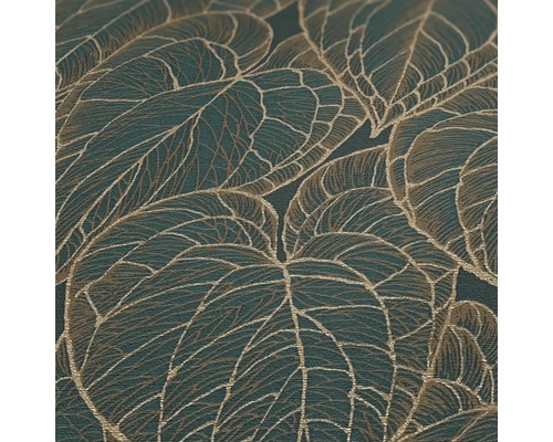 Papier peint avec motif de feuilles