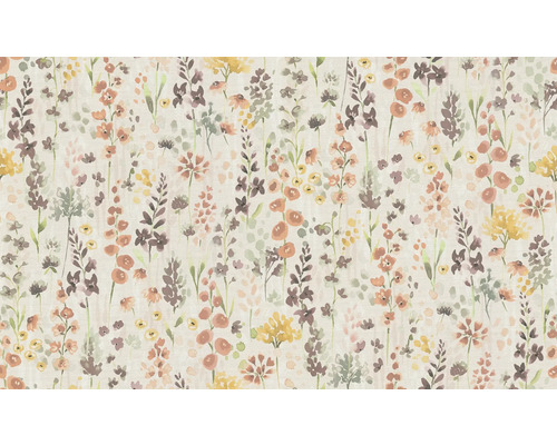 Textiltapete mit Blumenmuster