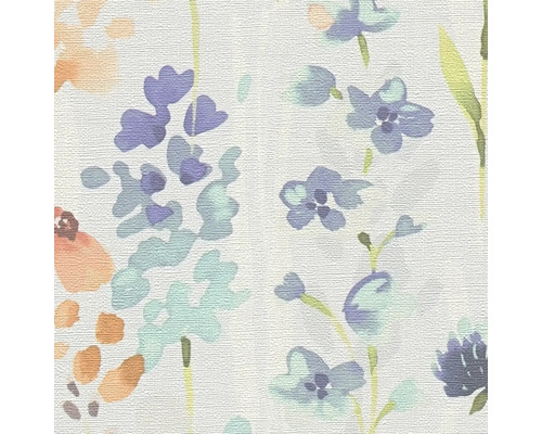 Nahaufnahme einer Tapete mit Blumenmuster