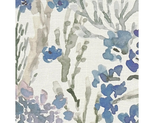 Nahaufnahme einer Tapete mit floralem Muster