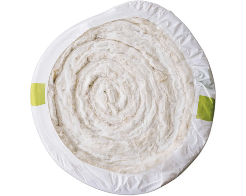 Isolierwolle in Rolle, verpackt