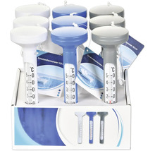 Thermomètres de piscine de différentes couleurs pour mesurer la température de l''eau