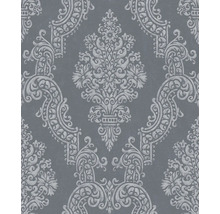 Vliestapete 39765-7 Pure Elegance Barockornament grau glänzend