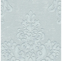 Vliestapete 39765-3 Pure Elegance Barockornament hellgrau glänzend