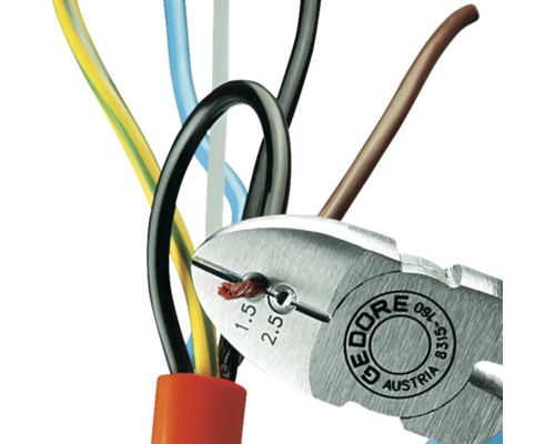 Pince coupante coupant des câbles électriques