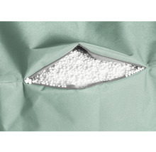 Housse de coussin avec garnissage en billes