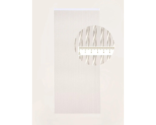 Store bateau avec structure et vue détaillée avec échelle de mesure