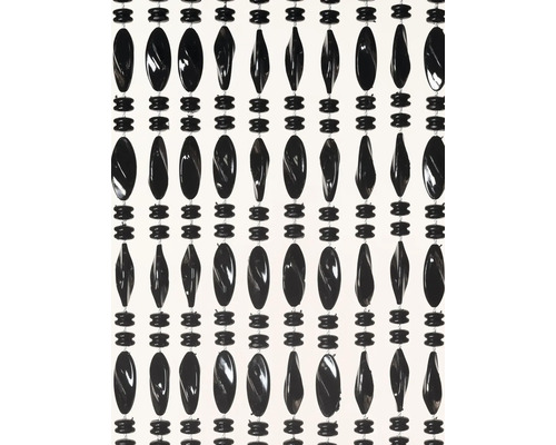 Rideau de porte décoratif avec perles noires