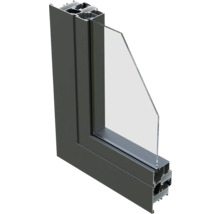 Profilé de fenêtre avec verre
