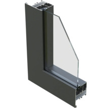 Profilé de fenêtre avec verre