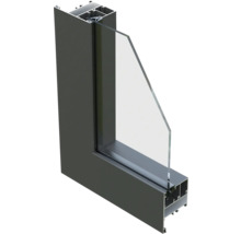 Profilé de fenêtre avec verre