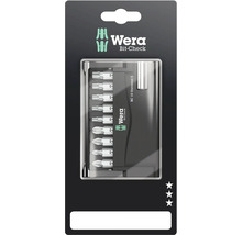 Wera Bit-Check avec différents embouts de tournevis