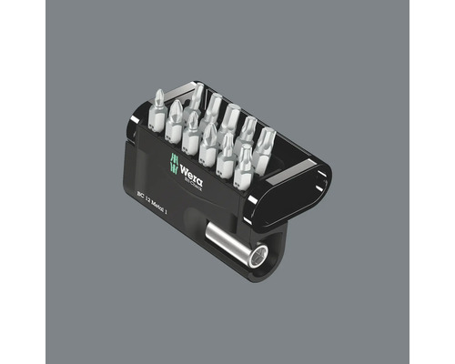 Wera Bit-Check avec différents embouts de vissage