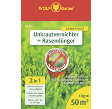 Wolf Garten Désherbant plus engrais pour gazon, paquet