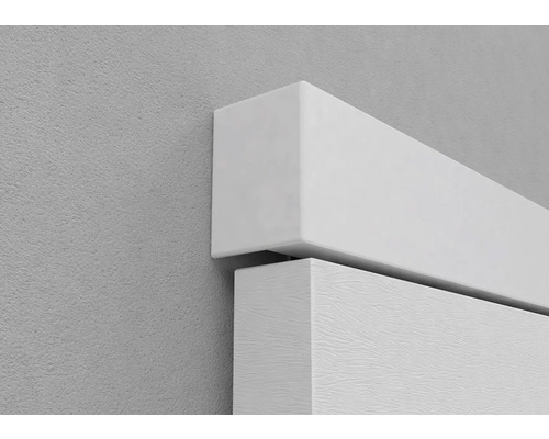 Detailansicht einer weißen Türzarge