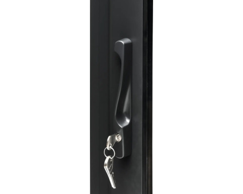 Garniture de porte avec clé