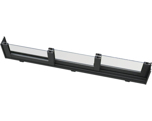 Balkongeländer aus Glas mit Aluminiumrahmen